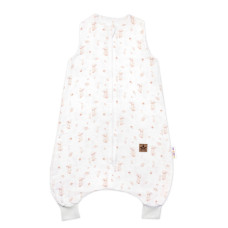 Mušelínový spací vak s nohavičkami GOOSE Baby Nellys Soft, 70cm, bílá, Husičky