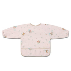 Nepromokavá zástěrka s rukávy Teddy, béžová, BabyOno