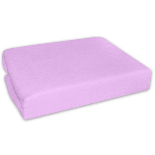 Nepromokavé prostěradlo do postýlky 120x60cm - lila, fialové, Baby Nellys Nepromokavé prostěradlo do postýlky 120x60cm - lila, fialové, Baby Nellys