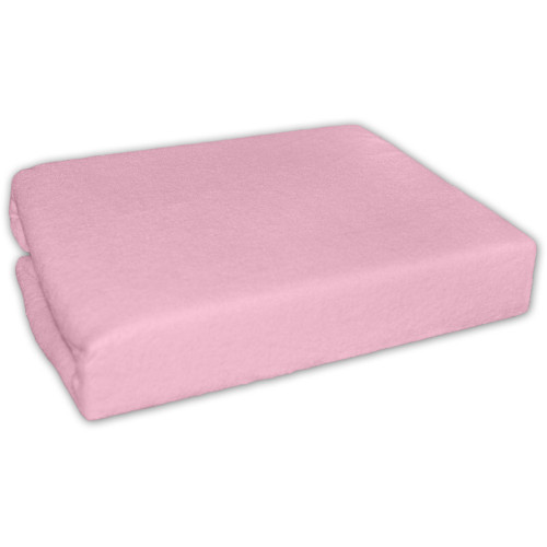 Nepromokavé prostěradlo do postýlky 120x60cm - sv. růžové, Baby Nellys Nepromokavé prostěradlo do postýlky 120x60cm - sv. růžové, Baby Nellys