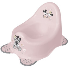 Nočník Minnie Mouse s protiskluzem - pudrově růžový
