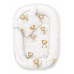 Oboustranné hnízdečko, podložka + polštářek 3D, Bavlna, Sleep Teddy, bílé Oboustranné hnízdečko, podložka + polštářek 3D, Bavlna, Sleep Teddy, bílé