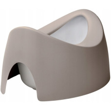 Oboustranný, ergonomický nočník Teggi, len, béžová