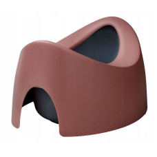Oboustranný, ergonomický nočník Teggi, růžová/šedá