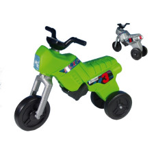 Odrážedlo Enduro velké plast výška sedadla 31cm nosnost do 25kg od 12 měsíců - žlutá