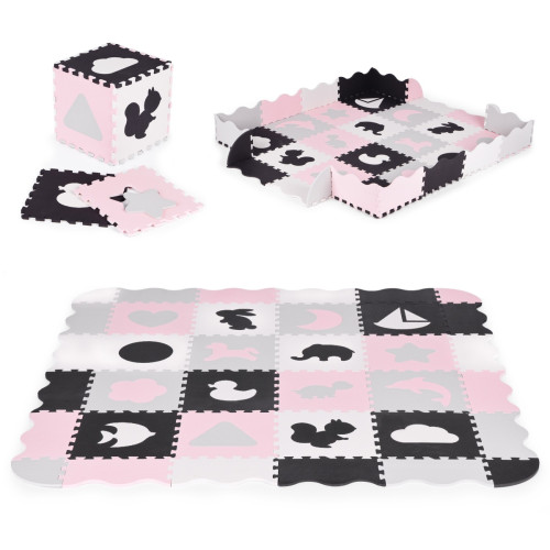 Pěnové puzzle pro děti, podložka Tvary a zvířátka Pěnové puzzle pro děti, podložka Tvary a zvířátka