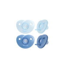 Philips Avent Soothie dudlík 0–6 měsíců pro chlapce, sada 2 ks, silikon
