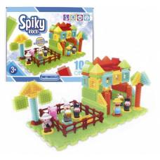 Plastové kostičky Spiky Farma, 100 dílků