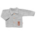 Pletený svetřík s knoflíčky Boy, Baby Nellys, šedý, vel. 74