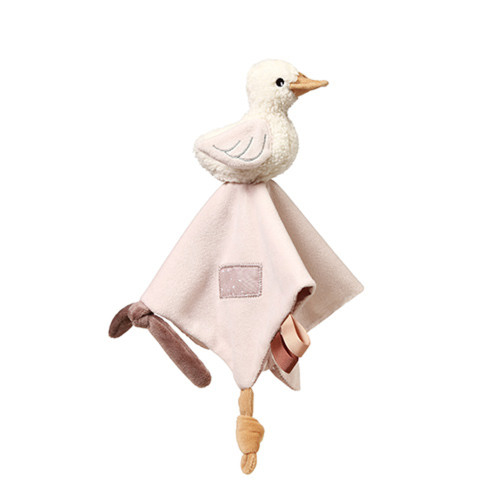 Plyšová hračka/přítulníček GOOSE ZOE držákem na dudlík, krémový Plyšová hračka/přítulníček GOOSE ZOE držákem na dudlík, krémový