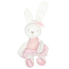 Plyšový mazlík pro děti Bunny Love, růžový, 46 cm