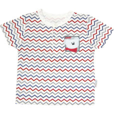Polo tričko krátký rukáv Mamatti - Zvířátka zigzag, vel. 74