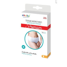 Poporodní  jednorázové kalhotky Premium, vel. M, Akuku, 5ks v bal.