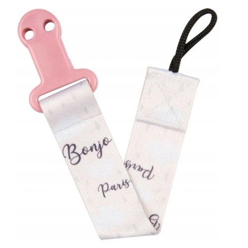 Řetízek na dudlík Canpol Babies - Bonjour - růžový Řetízek na dudlík Canpol Babies - Bonjour - růžový