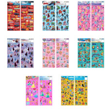 Samolepky 2 listy 15x35 cm