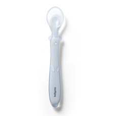 Silikonová lžička měkká, flexibilní - modrá, BabyOno