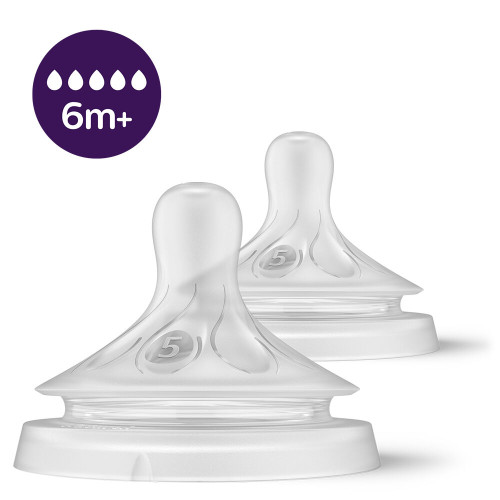Silikonová savička Natural Response Avent - 6m+, 2 ks Silikonová savička Natural Response Avent - 6m+, 2 ks