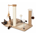 Škrabadlo pro kočky Cat Tree 40 cm – MDF, sisal, juta, míčky na pružinách a šňůrkách Škrabadlo pro kočky Cat Tree 40 cm – MDF, sisal, juta, míčky na pružinách a šňůrkách