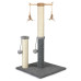 Škrabadlo pro kočky Cat Tree 73 cm – plyš, sisal, míčky, peříčka, béžovo-šedá Škrabadlo pro kočky Cat Tree 73 cm – plyš, sisal, míčky, peříčka, béžovo-šedá