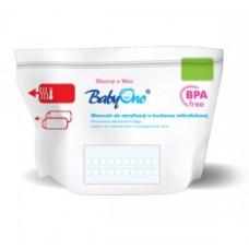 Sterilizační sáčky do mikrovlnky BabyOno – až  20 použití 1 šáček, bal. 5 ks