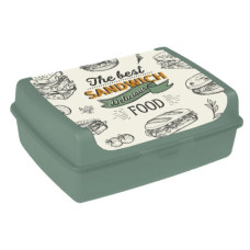 Svačinkový box Sandwich  - midi 1 l, zelený