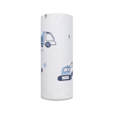 Tetrová plenka 70×80 cm Basic, 100% bavlna, Nákladní auta - 1 ks