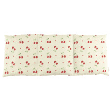 Tříkomorový nahřívací pás s třešňovými pecičkami, termofor -  Cherry life, ecru