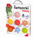 Tullo Senzorické míčky pastelové 8 ks bez dírek – 59–77 mm, 0m+ Tullo Senzorické míčky pastelové 8 ks bez dírek – 59–77 mm, 0m+