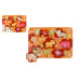 Vkládačka/Puzzle deskové obrysové farma dřevo 30x21cm ve fólii 18m+