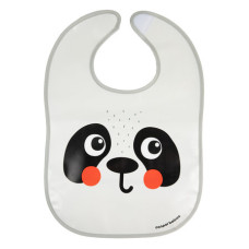 Voděodolný bryndák s kapsou BabiesBoo PANDA – omyvatelný bryndák
