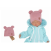 Z&Z Dvouvrstvá bavlněná čepička LOVE TEDDY, lila, vel. 68/74