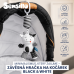Závěsná hračka nejen do kočárku BLACK&WHITE - Kravička