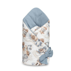 Zavinovačka pro miminko, mušelín, bavlna - Dráček modrý, jeans