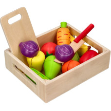 Zelenina a ovoce na krájení v bedýnce Adam Toys - 13 ks