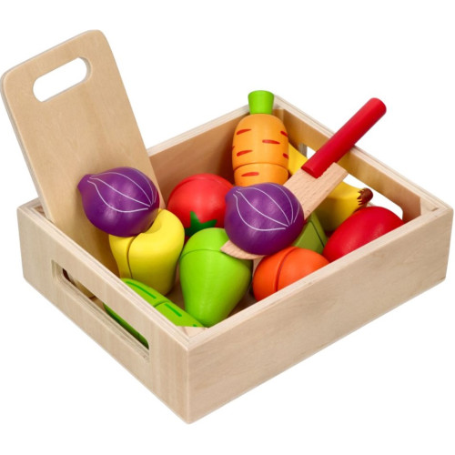 Zelenina a ovoce na krájení v bedýnce Adam Toys - 13 ks Zelenina a ovoce na krájení v bedýnce Adam Toys - 13 ks