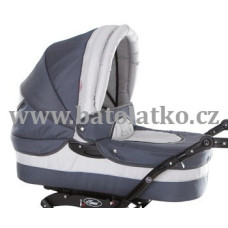 Kombinovaný kočárek KRASNAL POLARIS RETRO č.5 tm.šedá + sv.šedá