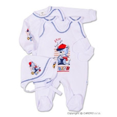 Soupravička 4-dílná Medvídek NEW BABY  AKCE !!!
