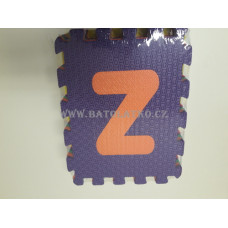 Pěnové podlahové puzzle - koberec písmena 10 kusů v balení