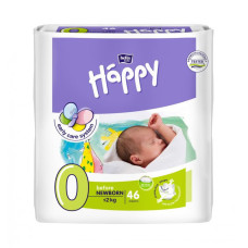 Plenky Bella Baby Happy Before Newborn (0-2 kg) 46 ks   pro nedonošené miminko