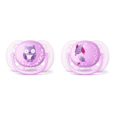 Šidítko Avent Ultrasoft Deco 2ks pro holčičky