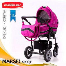 Kombinovaný kočárek MARSEL SPORT +  AUTOSEDAČKA  ZDARMA !!!   Č.111A