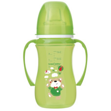35/208 Tréninkový hrníček se širokým hrdlem Sweet fun 240 ml - zelená
