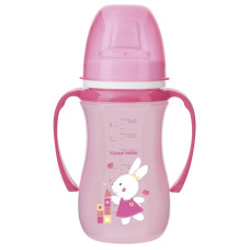 35/208 Tréninkový hrníček se širokým hrdlem Sweet fun 240 ml - růžová