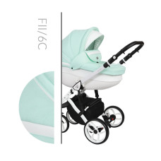 Kočárek Baby Merc Faster  Style 2  + rukávník ZDARMA !!  sv.zelená 6C