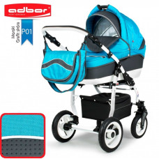 Kombinovaný kočárek ADBOR MARSEL PERFOR SPORT + autosedačka ZDARMA !!! č. P01