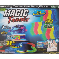 Magic Tracks - Kouzelná svítící autodráha 220 dílků