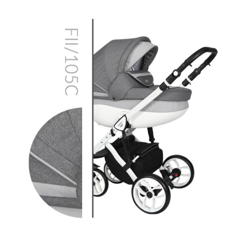 Kombinovaný kočárek Baby Merc Faster style 2 + rukávník ZDARMA !!  č.105C