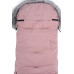 Luxusní zimní fusak combi - kožich COTTONMOOSE  sv.šedý