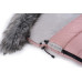Luxusní zimní fusak combi - kožich COTTONMOOSE  tm.modrý