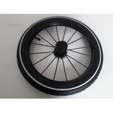 Náhradní nafukovací kolečko na kočárek  RETRO FIRKON  ,,14 ´´ černé 14 x 1 3/8 x 1 5/8  44-288